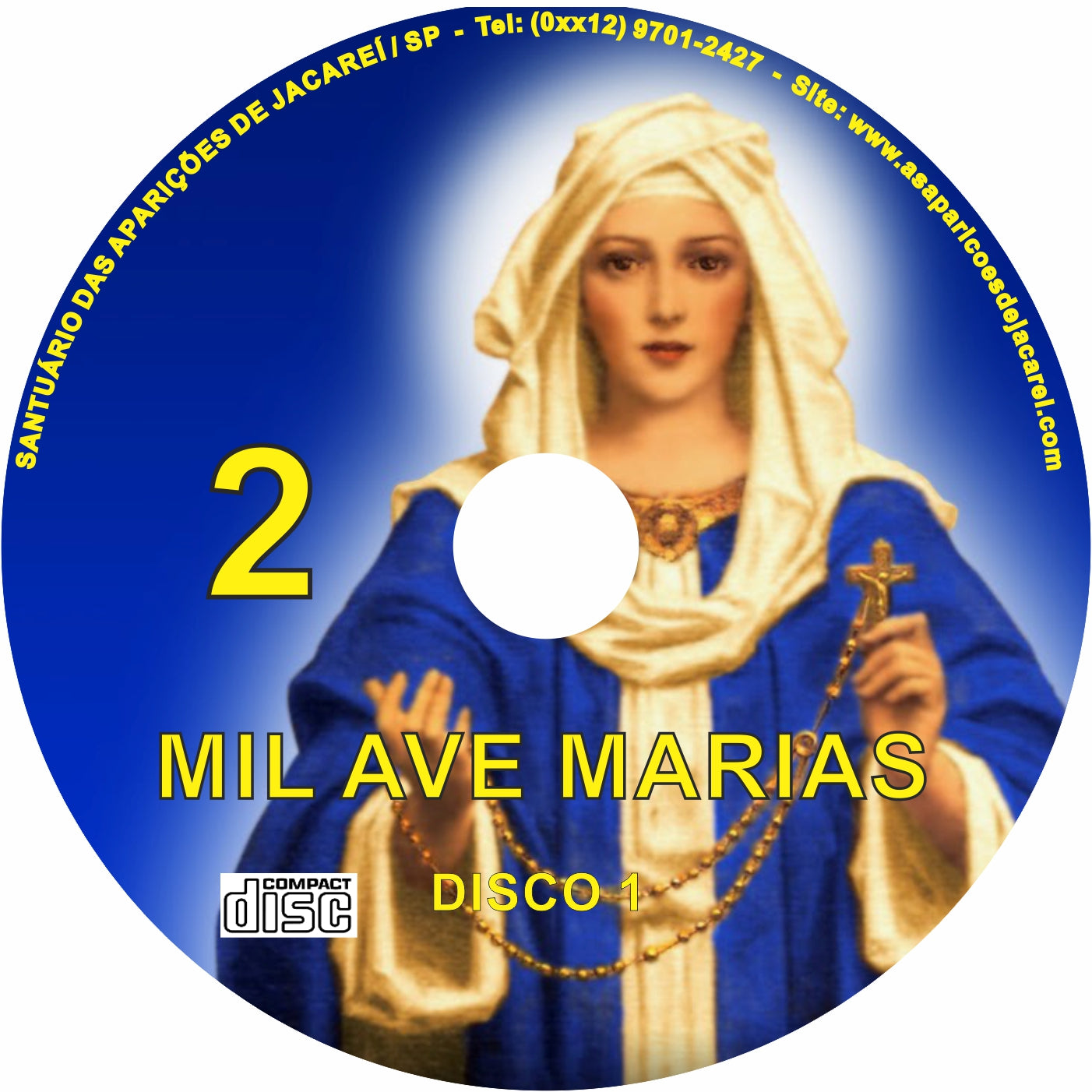 CD Terço das Mil Ave Marias 2 CD Terço das Mil Ave Marias 2